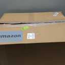 WUZUPS Chandelier Rustic Farmhouse Industrial Round Ceiling Pendant LED Light Fixture with Clear Glass Shades for Dining Room Kitchen Island Foyer Entryway, H 17" x W 13.4", E26 Base, Brushed Nickel