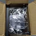 Shower Caddy Hanging for Handheld Showerheads, Adjustable Rustproof Black Shower Organizer with No Drilling Storage, Hooks, Soap & Toothbrush Holder for Bathroom