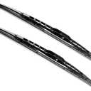 OEM QUALITY 17" + 17" Premium All-Seasons Durable Stable And Quiet Metal Frame Windshield Wiper Blades for 1995-2004 Toyota Tacoma/ 1984-2002 Toyota 4Runner (Set of 2)
