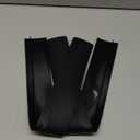 2 Pack Flexible Kitchen Stove Gap Covers, Silicone Gap Fillers Between Counter and Stovetop, Oven, Washer, Dryer, Easy to Wipe, Food Grade (Black, 21 Inches)