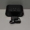 Timex Alarm Clock for Bedroom with FM Radio and 10 Station Presets, Clock Radio with Dual Alarms, USB Charger, Large Display, Sleep Timer, and Snooze  Black (T232B)