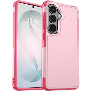 zapica Designed for Samsung Galaxy S26 Plus Case, Light Pink
