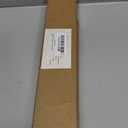 ENJOYBASICS No Drill Curtain Rods for Window 28 to 47 Inches, 5/8 Inch Diameter Renter Friendly Drapery Rod with Adhesive Brackets without Drilling, Adjustable from 27 to 52 Inches, Black