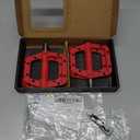 Mountain Bike Pedals Flat - MTB Pedals Flat, Bicycle Pedals for BMX/MTN/Road/Gravel/EBike, BMX Pedals, Platform Pedals, Adults & Kids Bike Replacement Upgrades Parts 9/16