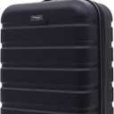 Wrangler 21.5" Spinner Carry-On Luggage, Navy Blue