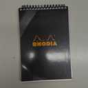 Rhodia Wirebound Pad 6X8.25 Black Grid
