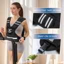 FUFF Weighted Vest Woman, 11-20 Lb Adjustable Weight Vest for Women Men, Female Strength Training Body Vest for Walking Exercise Running Workout