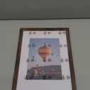 Picture Frame for Wall Hanging and Tabletop Display, Deep Brown,  8.5x11 inch