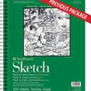 Strathmore 400 Series Sketch Pad, Recycled Paper, 11x14 inch, 100 Sheets - Artist Sketchbook for Drawing, Illustration, Art Class Students