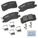 Bendix Priority1 CFC868 Ceramic Rear Brake Pads for Select Models Chrysler 200,Cirrus,Sebring,Dodge Avenger,Caliber,Jeep Compass,Patriot,Mitsubishi Endeavor,Grandis,Lancer,Montero,Outlander,Sport,RVR