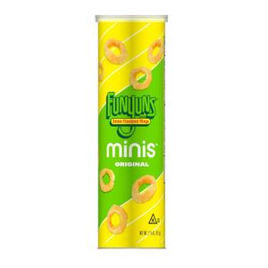 4 x Minis, Funyuns Original, 2.875 oz Canister, BBD: AUG 11/2026