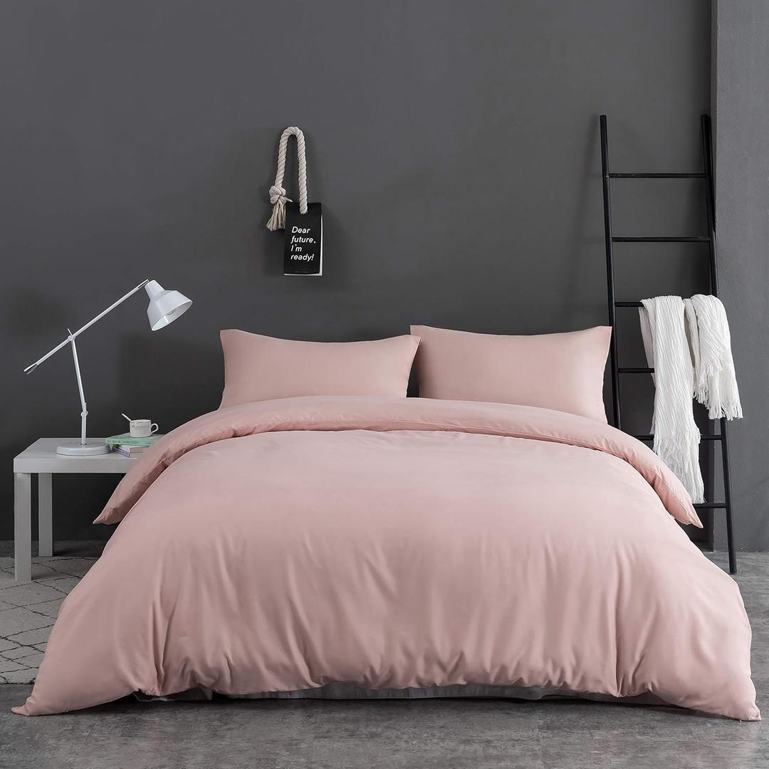 Bed Set , Blanket 90x90 inch, 2 pillow covers, Pink color