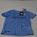 PUMA Men's Manchester City 2020-21 Home Jersey (Small) Team Light Blue-Peacoat