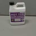 Hot Tub Filter Cleaner - 6 Month Supply - 4 to 8 Uses - 32 oz Spa Filter Cartridge Cleaner - Hot Tub & Pool Filter Cleaner Soaking Solution - No Residue or Foam - Restores Filter - Safe & Non-Toxic