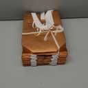 Sweetude 30 Pcs Thank You Gift Bags with Handles Bulk Reusable Goodie Bag Non Woven Foldable Handbag for Christmas Wedding Bridesmaid Gifts(10 x 8 x 4 Inch,Rose Gold)