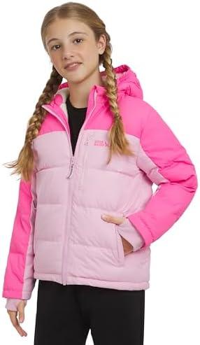 Eddie Bauer Girls' Classic Heavyweight Faux Fur Lined Hooded Insulated Down Jacket Size S (7/8)