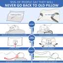 IKSTAR CPAP Pillow for Side Sleeper, Sleep Apnea Pillow for Sleeping, CPAP Nasal Pillows Suit for All CPAP Masks User, Cervical Memory Foam Neck Support Pillow Relief Neck Pain for Side Back Sleepers