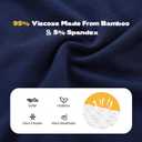 BAMBOO COOL Boys' Boxer Briefs 6-18Y Underwear Moisture-Wicking Lightweight and Ultra Soft 6-Pack (Large, Black,navy Blue,lava Red,turquoise,light Grey,wathet(6-pack))