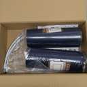 GO&SO Large Drum Lamp Shades Set of 2 Blue Velvet Lampshade 16"Top16"Bottom12"High(Spider) Modern Lamp Shades for Table Lamp & Bedside Lamps Replacement in Hand Crafted-Art Decor