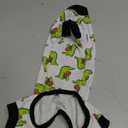 Sphynx Cat Four Leg Cotton Pajamas Elastic Pet Clothes for Hairless Cats Surgery Recovery Suit Undershirt Clothes for Sphynx, Devon, Cornish (Crocodile, M) (M (5.5-6.6 lbs))