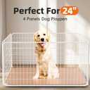 PJYuCien Washable Pee Pads for Dogs 4 Pack, 36" x 36" Non-Slip and Leak-Proof Pee Mat, Puppy Training Pads for Whelping, Playpen, Crate, Bed (Orange)