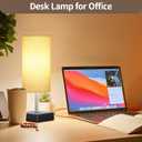 Cordless Table Lamp, Battery Operated Lamp Touch Dimmable,Rechargeable Lamp for NightStand, Battery Powered Wireless Table Lamp for Decor, Living Room, Dorm-2Pack (12 Inch, Beige)