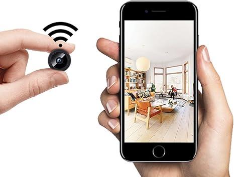 Spy Camera 1080P WiFi Hidden Camera Wireless Indoor Secret Cameras Mini Nanny Spy Cam Home Security Surveillance Cameras Micro Small Monitor Video Cam with Motion Detection App Control