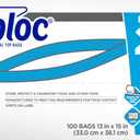 SC Johnson Professional Ziploc Professional Freezer Bags, For Food Organization and Storage, Double Zipper, 2 Gallon, 100 Count