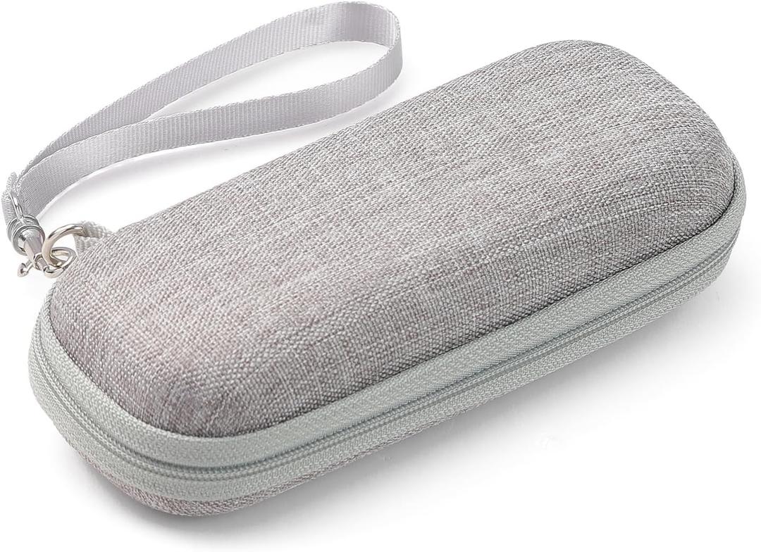 AGPTEK Carrying Case, EVA Zipper Carrying Hard Case Cover for Digital Voice Recorders, MP3 Players, Storage Holder for 3D Printing Pen, USB Cable, Earphones, Memory Cards, U Disk, Gray
