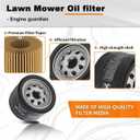 49065-0721 Oil Filter 49065-7007 for Kawasaki FR691V FR730V FR651V FR600V FX600V FX730V FS691V FS651V FR651V Engines, 8 Pack (8)