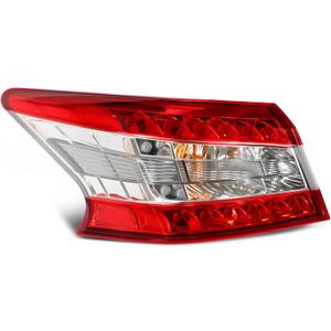 Left Side Outer Tail Light Assembly Compatible with 2013 2014 2015 Sentra Rear Tail Lamp Taillight Driver NI2804100 265553SG0A 26555-3SG0A