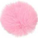 2 x PATIKIL Furry Microphone Windscreen 7mm x 65mm Mic Cover Windshield for Indoor Outdoor Microphone Pink