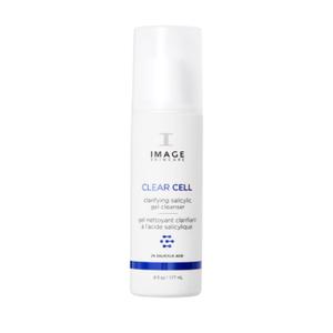 IMAGE Skincare, CLEAR CELL Salicylic Gel Cleanser, Gentle Foaming Face Wash Removes Excess Oil and Shine for Oily Prone Skin, 6 fl oz