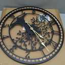 20" Tree of Life Wood and Metal Wall Clock, Rustic Decor
Accent, approx. 3.6 lb, silent movement, hardware included, 1 AA battery not included; fits entryways or kitchens
