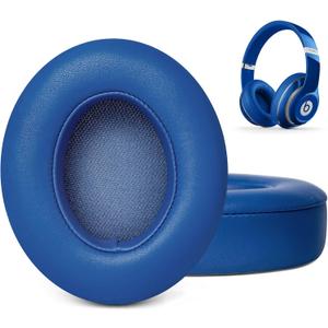 Ear Pads Replacement for Beats Studio3 - GEVO Earpad Cushions for Beats Studio 2 3 Wired Wireless - Studio Headphone Cover Parts with Strong Adhesive (Royal Blue)