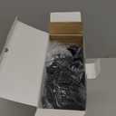 Nano Titanium 2000-Watt Blow Dryer with Concentrator Nozzle, Professional Grade Ionic Corded Styling Tool for Hair (Black)