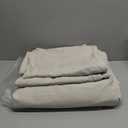 Bedsure Oversized Queen Duvet Cover - 3 Pieces Prewashed Cotton-Like Polyester Extra Soft Bedding Set, Includes 1 Duvet Cover 98x98 Inches with Zipper Closure & 2 Pillow Shams, Linen, No Comforter