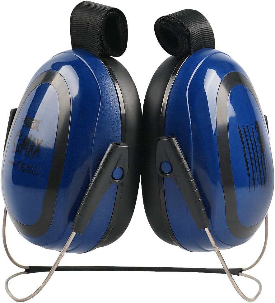 GREEN DEVIL Hearing Protection Ear Muffs SNR 27dB/NRR 22dB Noise Reduction Earmuff Head Band/Helmet Mounted/Behind The Head