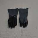 Boss Unisex Chemical Guard with 14 inch Extended Gauntlet Cuff Safety Gloves, Flat Nitrile Dip with Sandy Nitrile Finish, Chemical Resistant, Water Resistant, Large, Black/Navy, (B11011-L)