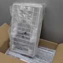 2 Pack Under Sink Organizer With Smooth Cylindrical Rail,2-Tier Pull Out Multi-Purpose Cabinet Storage for Bathroom&Kitchen,Height Adjustable,Rust-resistant Coating-White (2 Pack-15.7"Dx11"-16.14"H)