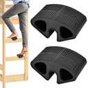 Wisunichan 2Pcs bunk Bed Ladder padsm, are Made of Upgraded Soft Rubber Material and Feature a Double-Layer Bed Ladder Design. They are Suitable for Double beds and attic Rooms