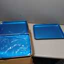 3 Pack Professional Medical Surgical Stainless Steel Dental Procedure Tray Thickening Lab Instrument Tools Trays -Flat Type (8.6" * 6.0" * 0.8", 3)