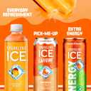 Sparkling Ice Caffeine Soda Shoppe Orange Cream Perfectly Caffeinated Sparkling Water with 70mg Caffeine, Zero Sugar, with Antioxidants and Vitamins, 16 fl oz Cans (Pack Of 12) (EXP 03/23/27)