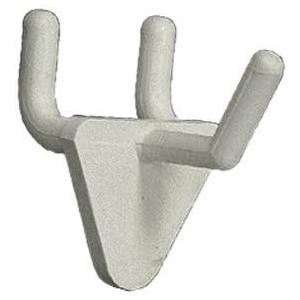 Azar 800071-WHT 1-Inch Plastic Hook, 50-Pack