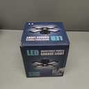 2 Pack LED Garage Light, 150W 15000LM 6500K LED Shop Lights, Garage Lights Ceiling Led with 4 Deformable Panels, Screw in E26/E27 Bulb Socket for Warehouse, Basement, Attic, Barn, High Bay Lighting