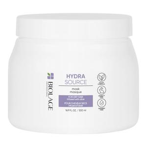 Biolage Hydra Source Mask - Revives Dry Strands For Increased Hair Shine & Manageability, Paraben-Free, For Dry Hair, 16.9 Fl Oz
