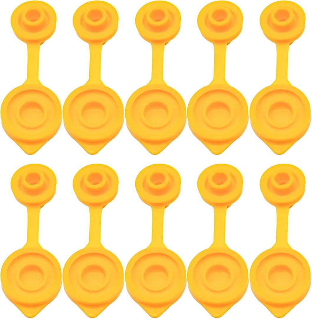Gas can Vents for Plastic Gas Cans, Gas Can Vent Caps, Yellow Fuel Gas Can Jug Vents/Cap Replacement