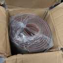 Boat Flooring - EVA Foam Boat Decking - Self-Adhesive Marine Mat Faux Teak Marine Carpet for Boats RV Yacht Kayak 86.6"x43.3"/21.7" (Dark Brown With Black Lines)