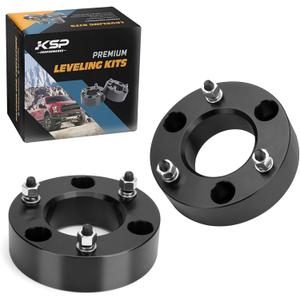 KSP 2.5”Sierra Lift Kits, 2.5in Front Leveling Lift Spacers Compatible with Chevrolet Silverado 1500 GMC Sierra 1500 2007-2026, Aluminum Suspension Level Lift Kit Raise The Truck 2.5inch in The Front