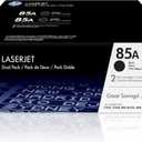 HP 85A Black Toner Cartridges (2-pack) | Works with HP LaserJet Pro P1102, P1109 Series, HP LaserJet Pro MFP M1212, M1217 Series | CE285D